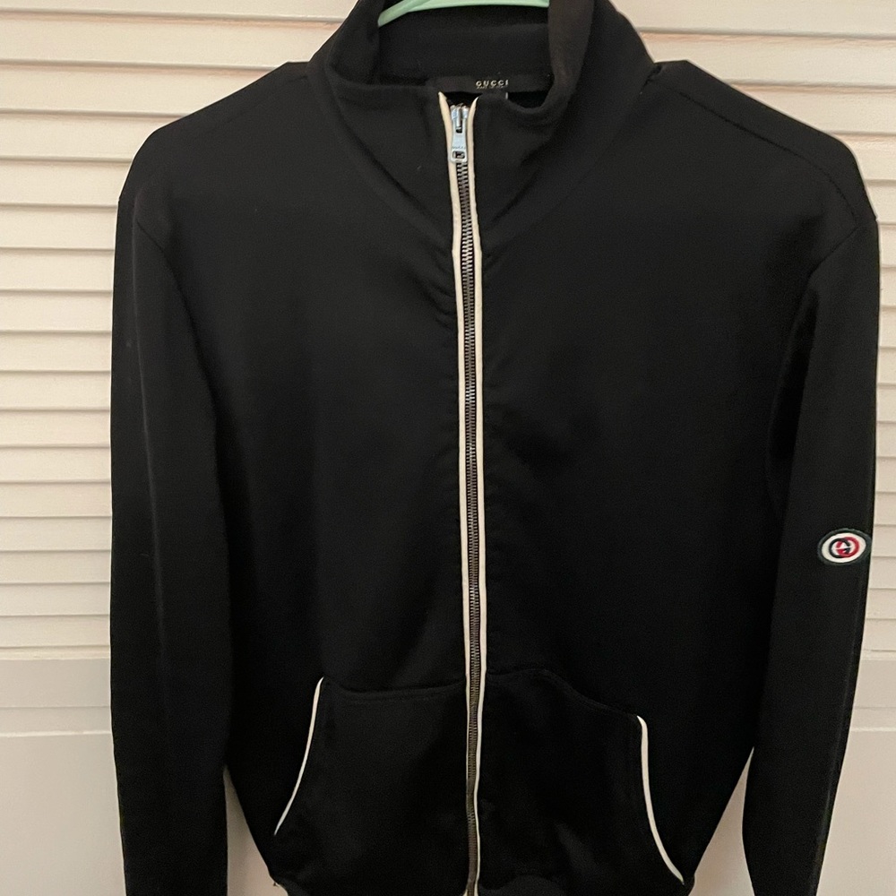 Black Gucci jacket